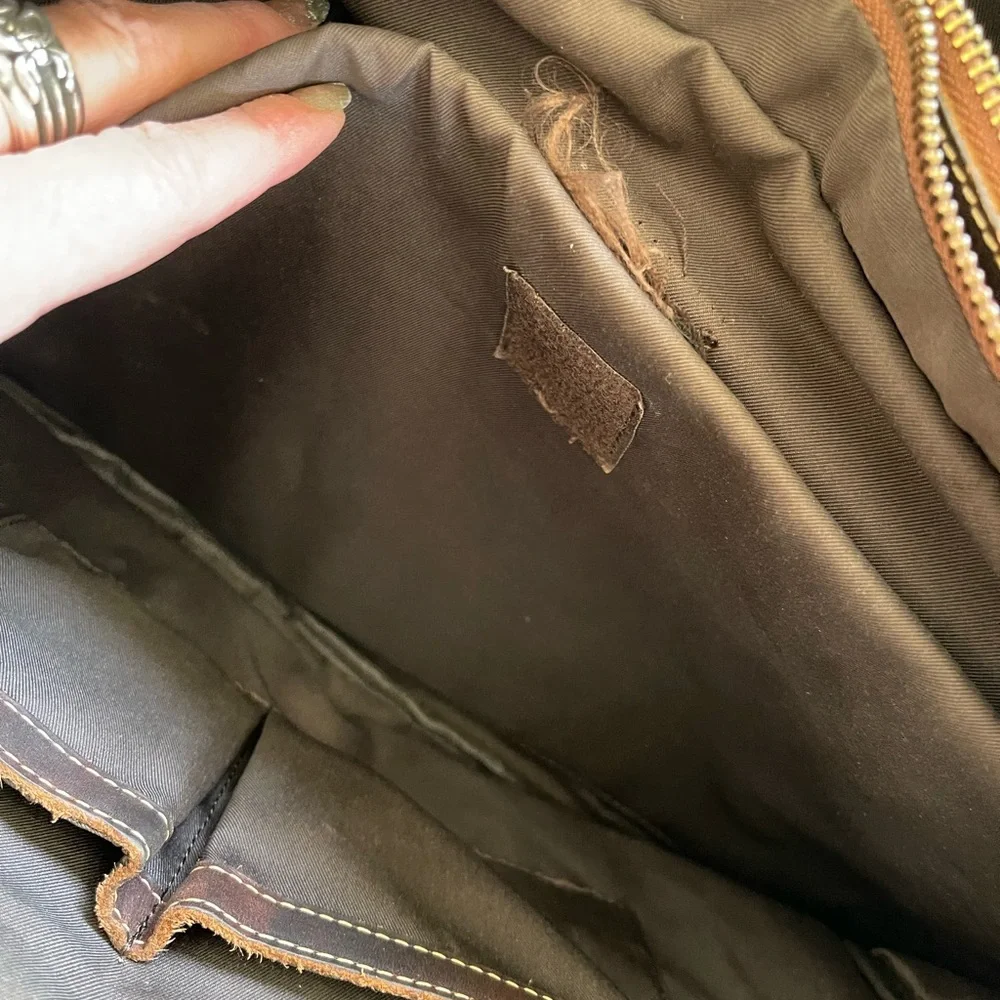 Brown Leather Men's Bag